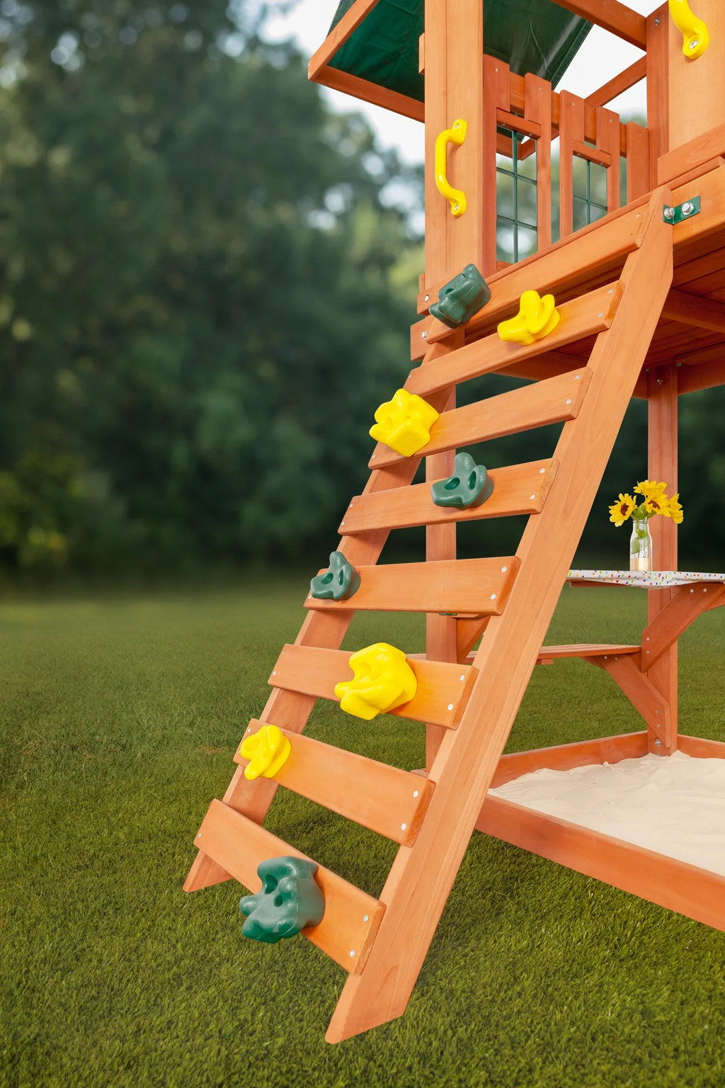 Cedar Wooden Swing Set N915