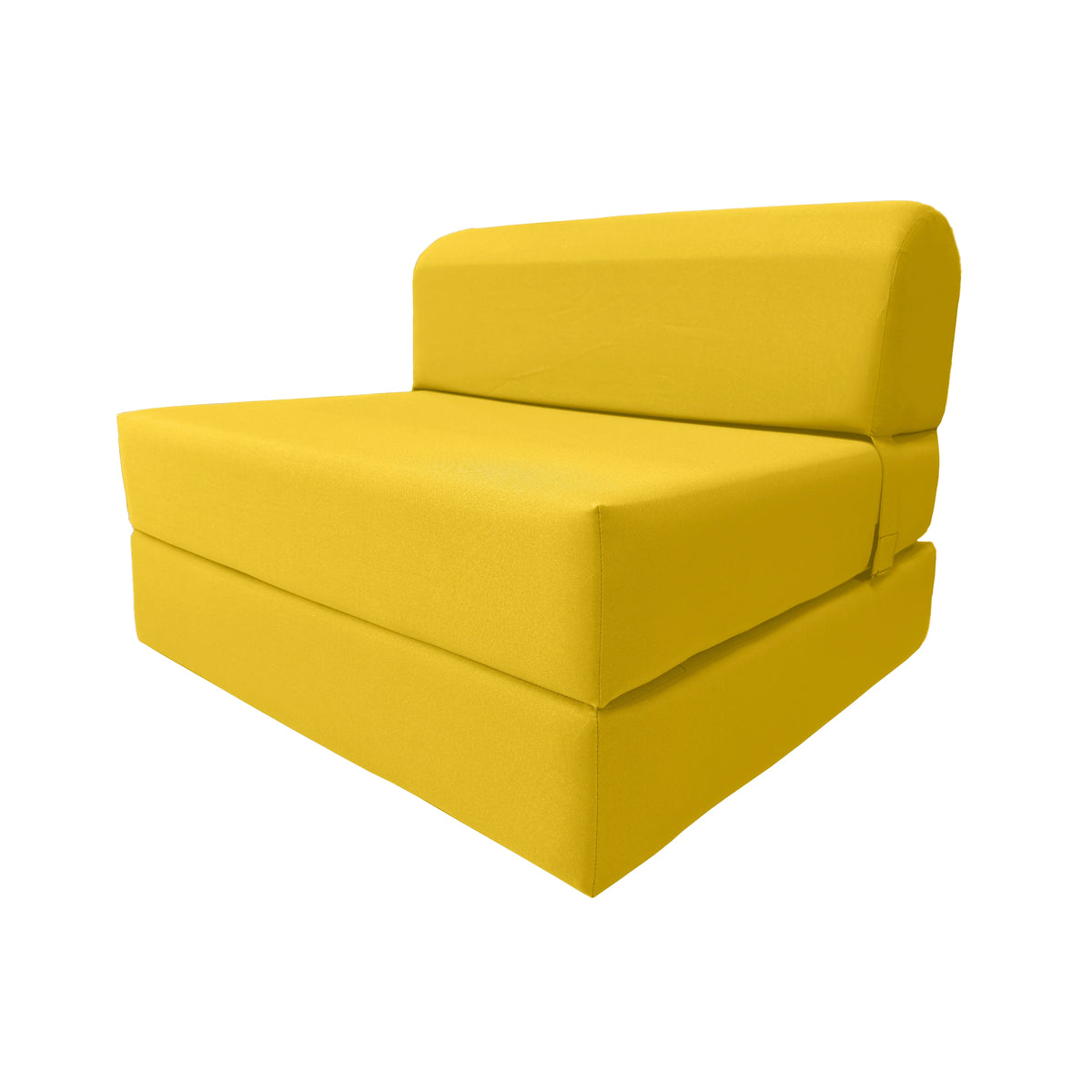 Yellow Folding Foam Sleeper Chair L409
