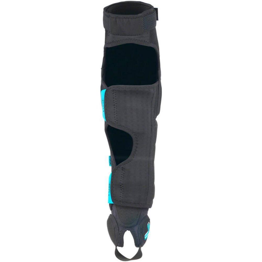 Black/Blue 2X-Large Knee Shin Ankle Combo Pad I541