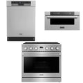 36 Gas Range, Dishwasher and Microwave N211