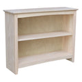 30" Natural Wood Shaker Bookcase K722