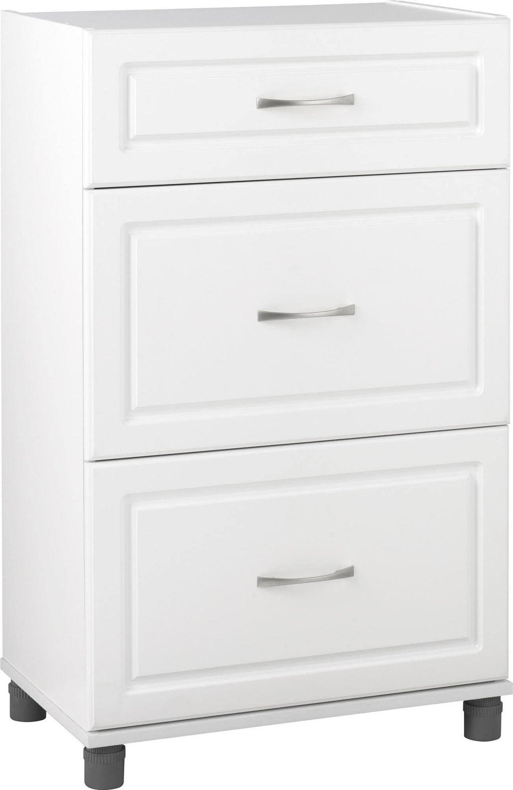 White 3-Drawer Storage Cabinet E59896