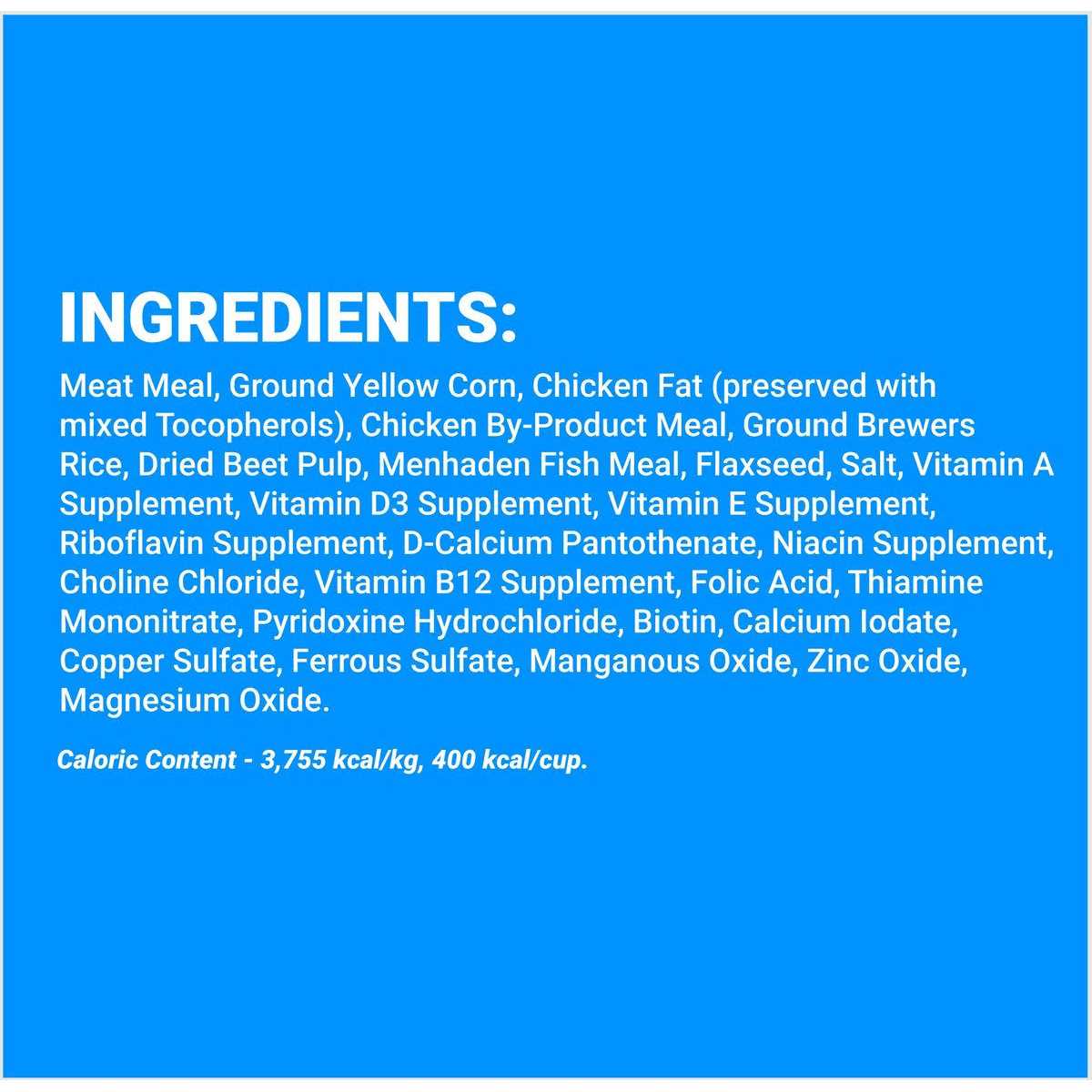 Premium Energy Plus Adult Dry Dog Food S896