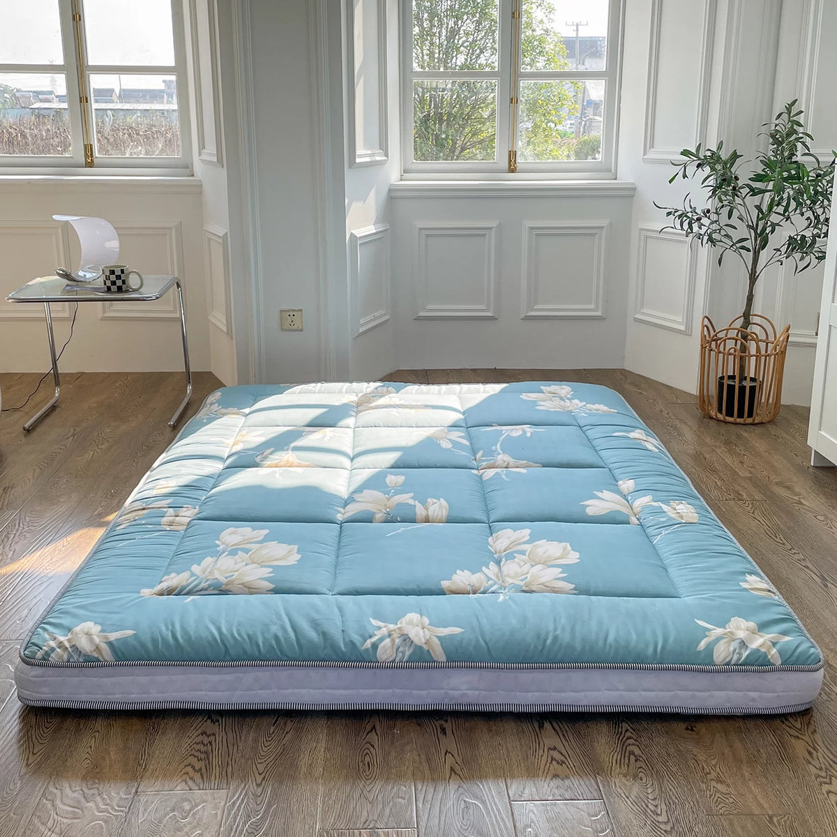 Twin Size Folding Padded Floor Mattress K796798