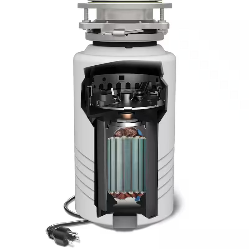 3/4 hp. Continuous Feed Garbage Disposal with Power Cord T58809