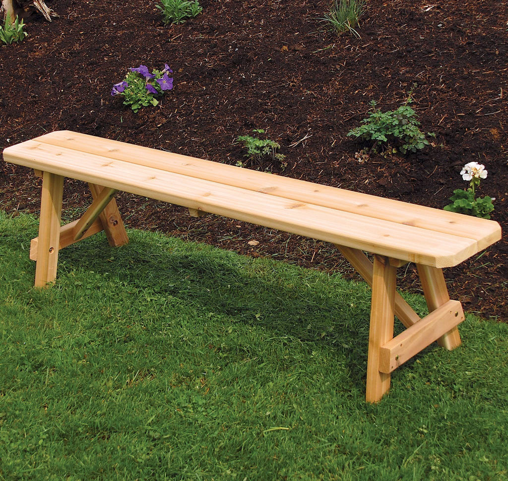 Mushroom Stain Backless Bench V5894