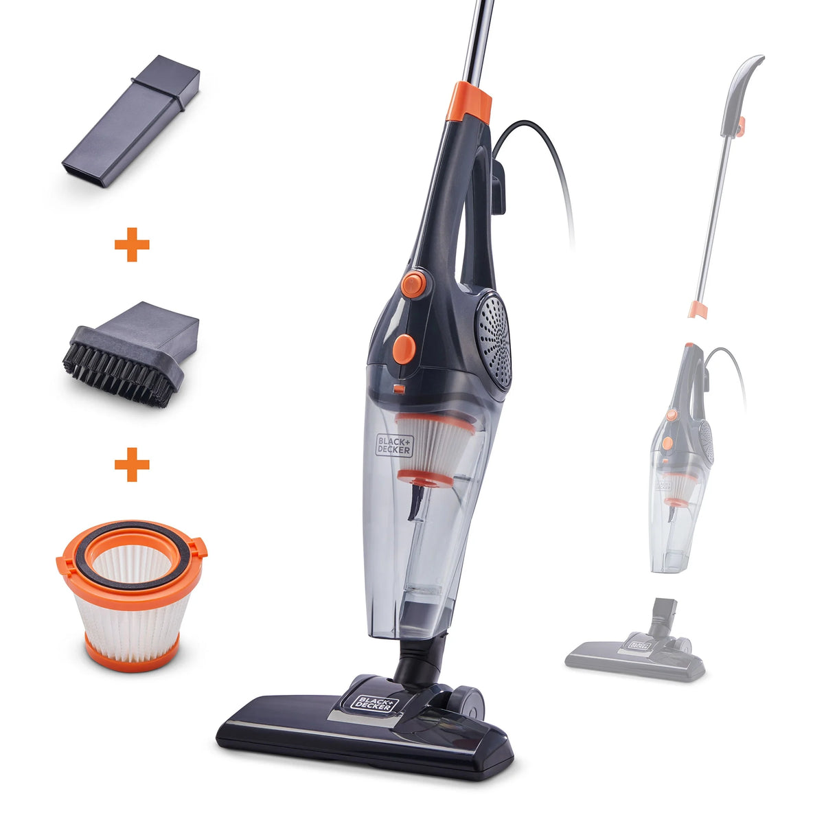 3 In 1 Convertible Corded Upright Handheld Vacuum Cleaner H562240