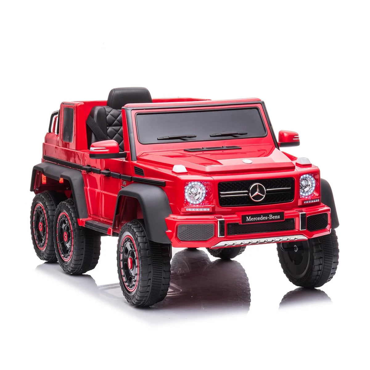 24V Ride On Car with Remote and Leather Seat, Red L67922