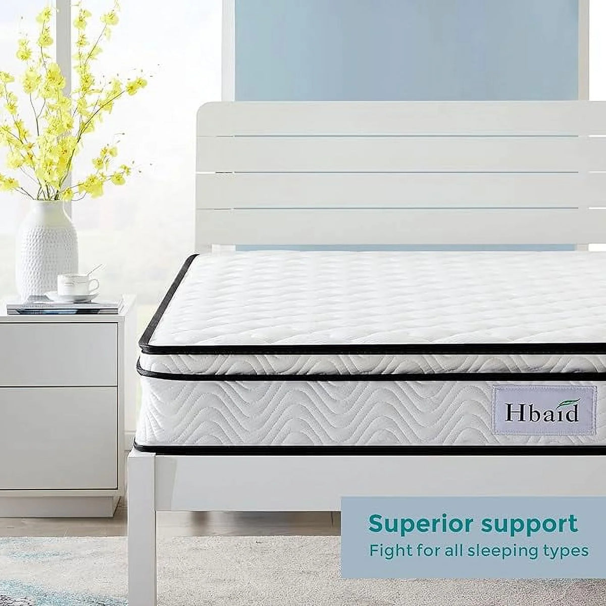 10 Inch Gel Memory Foam Hybrid Twin Mattress P237