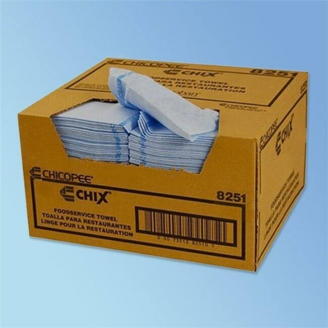 Blue 13 x 21 Food Service Towels, 150/Carton M2319