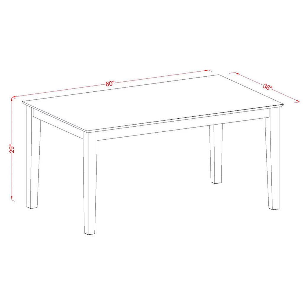 7 Piece Oak Wood Dining Table and Chairs R985965