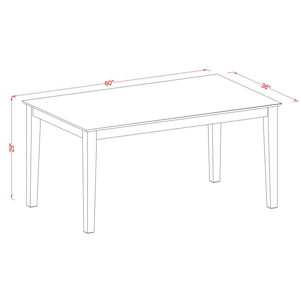 7 Piece Oak Wood Dining Table and Chairs R985965
