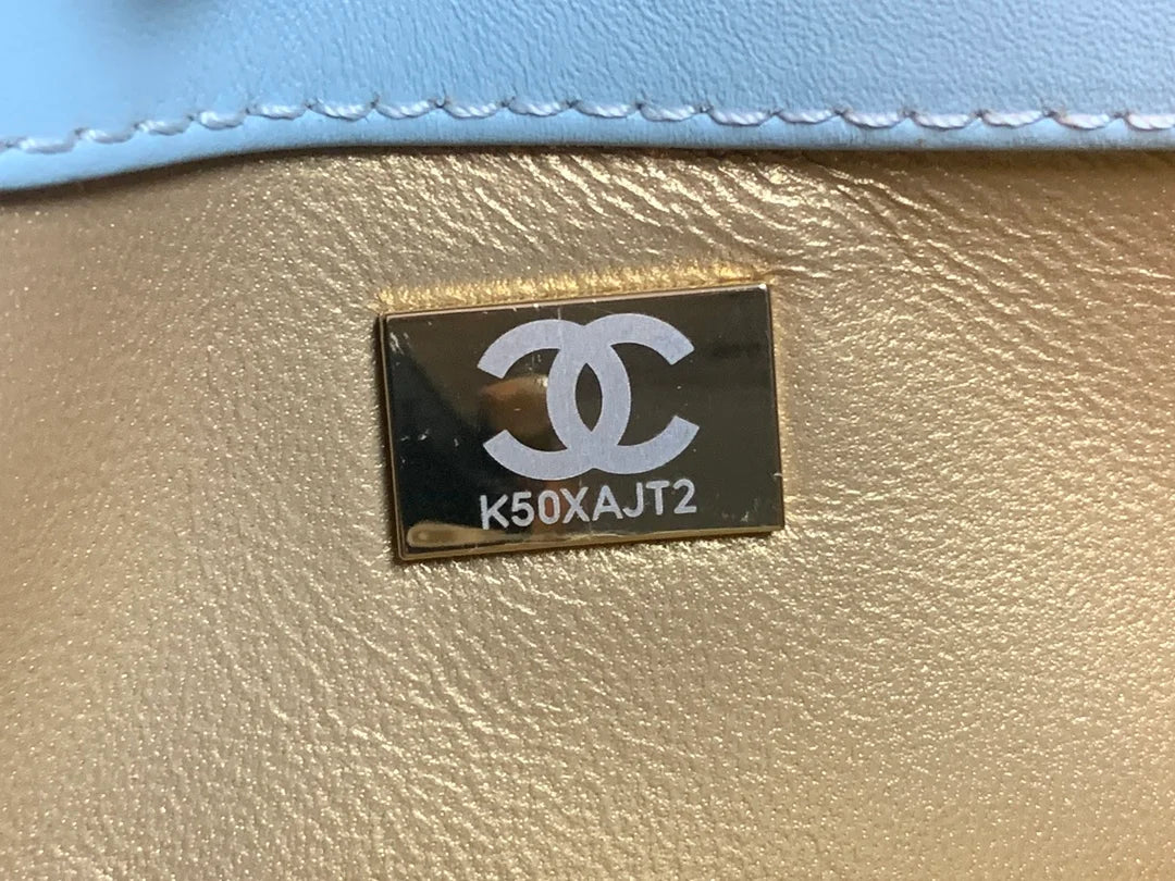 Light Blue Hobo Handbag H118