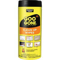 2unit Goo Gone Tough Task Wipes, 24 / Canister - 1 Each - White M89905