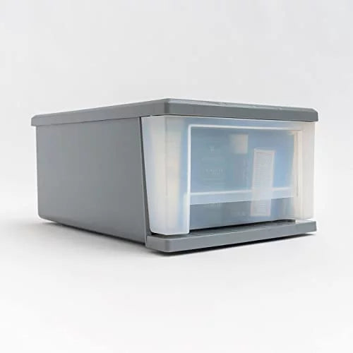 6.5 Quart Gray Stackable Drawer 5 Pack G774