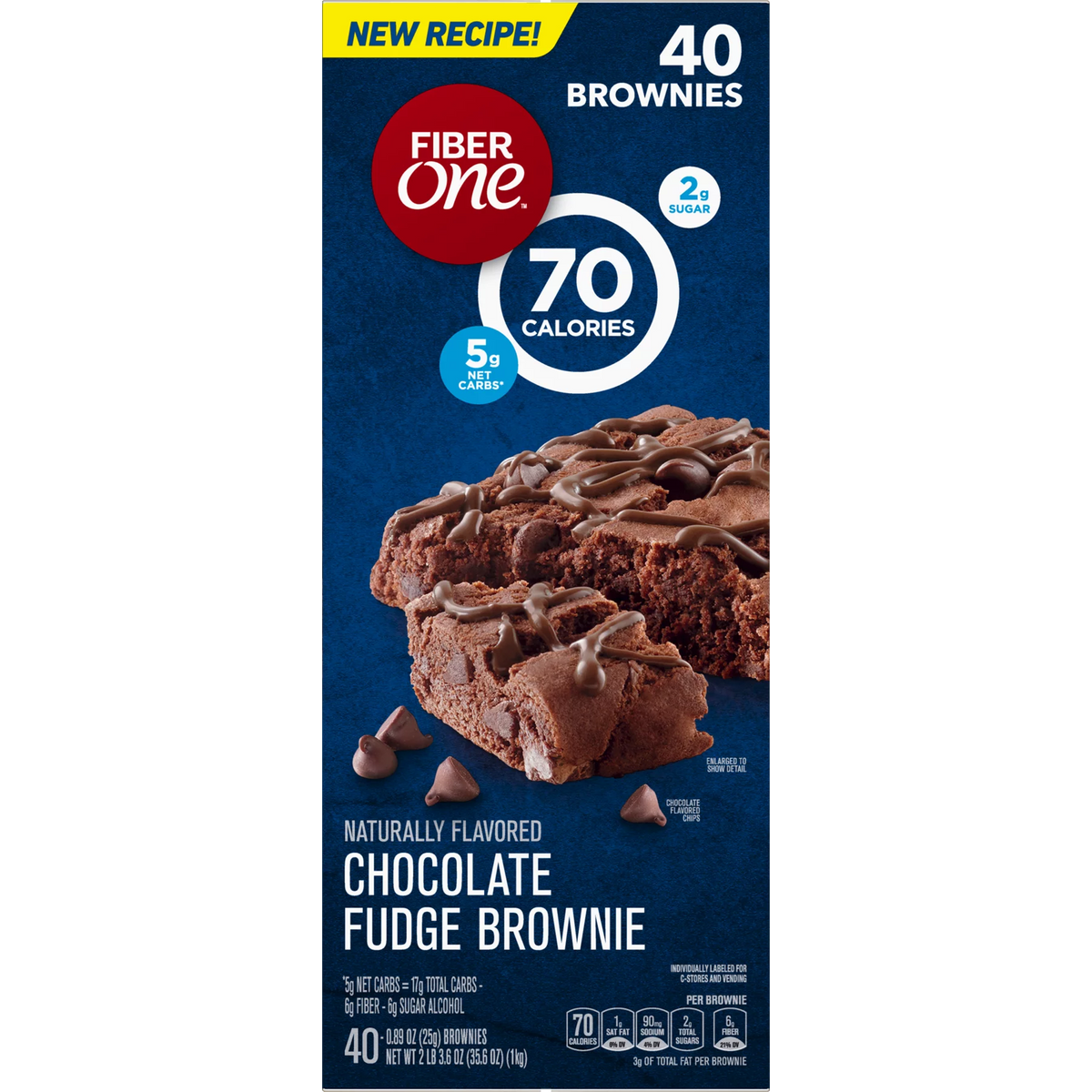 Chocolate Fudge Brownies 40 pk M7552