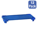 Blue Stackable Daycare Cot - Toddler (40 inch L) - Pack of 12 Cots N2220