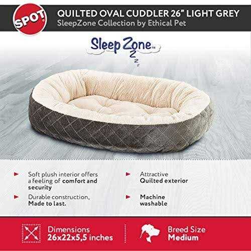 Quilted Oval Cuddler Bed K1479