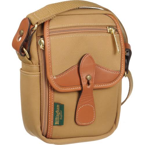 Khaki/Tan Leather Compact Shoulder Bag H872467