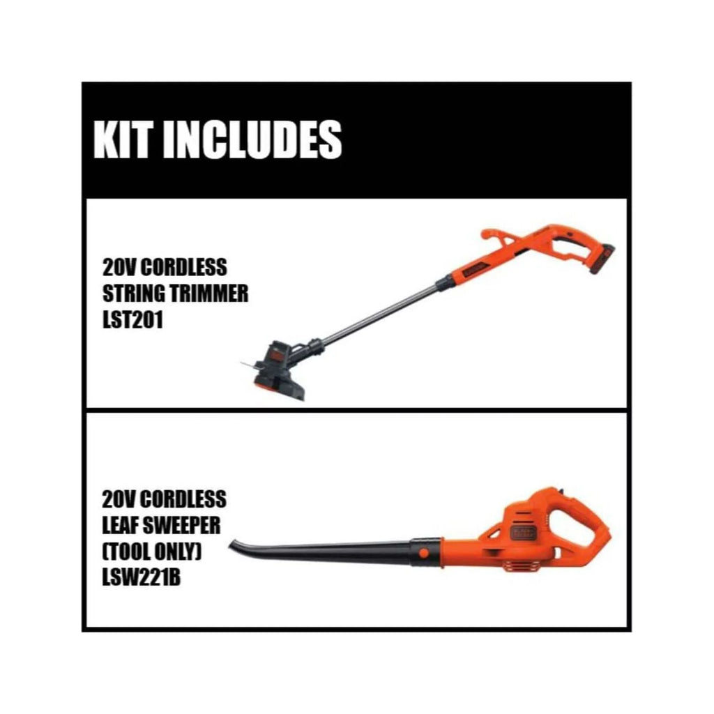 20V MAX Cordless String Trimmer and Sweeper Combo Kit G191763