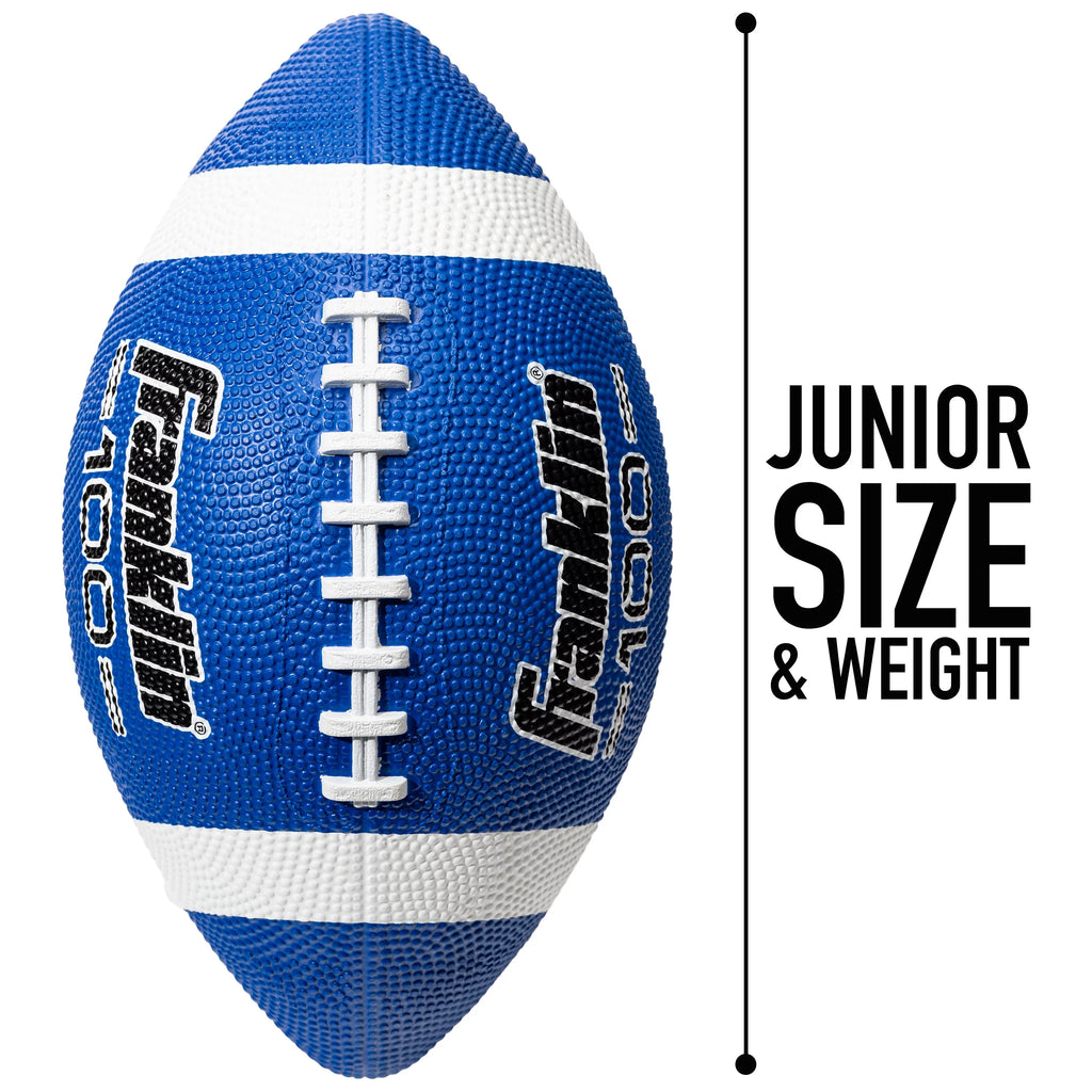 Junior Size Rubber Football 6 Pack with Pump B1047
