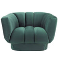 Green Performance Velvet Armchair M81288