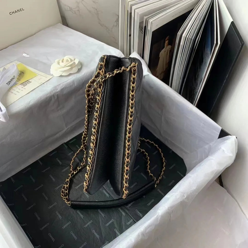 Black Small Shopping Bag N150
