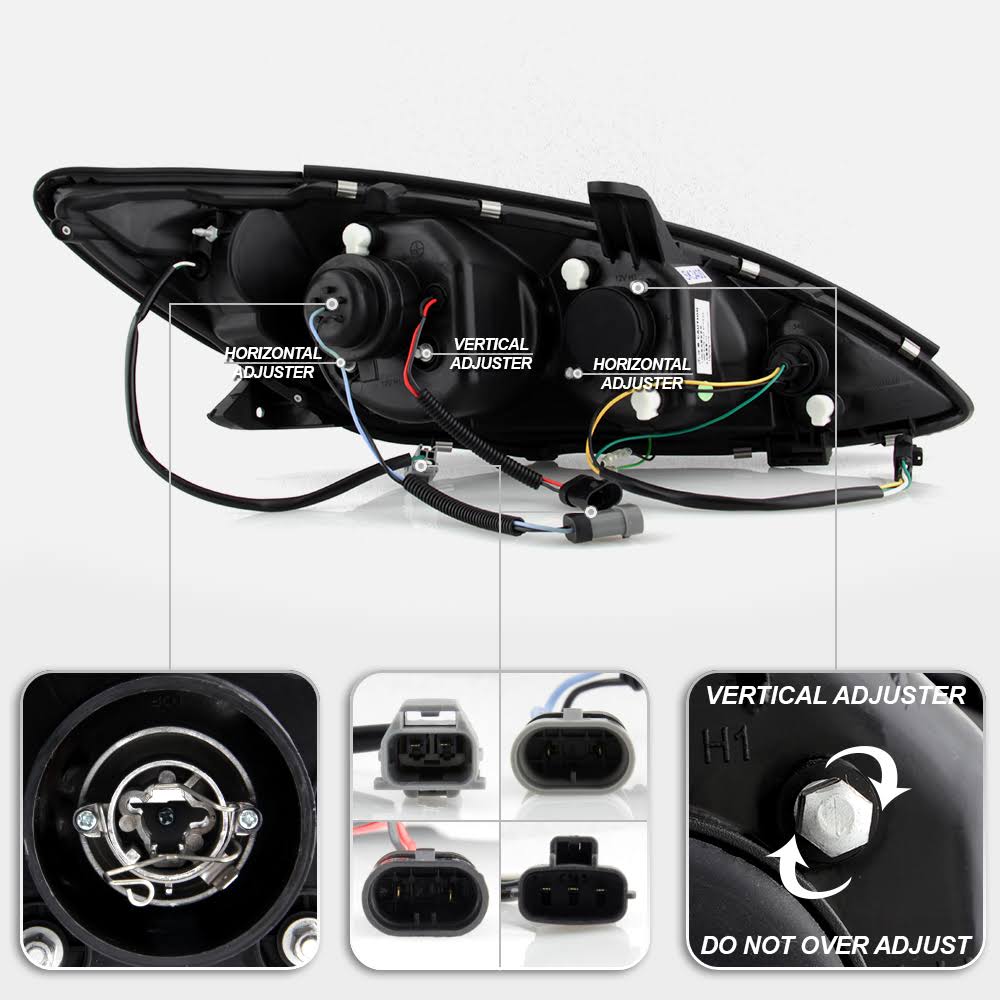 Chrome Projector Headlights Z39559