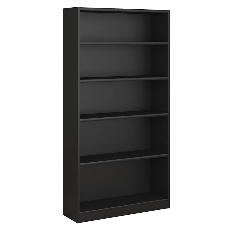 5 Shelf Bookcase in Classic Black V35371