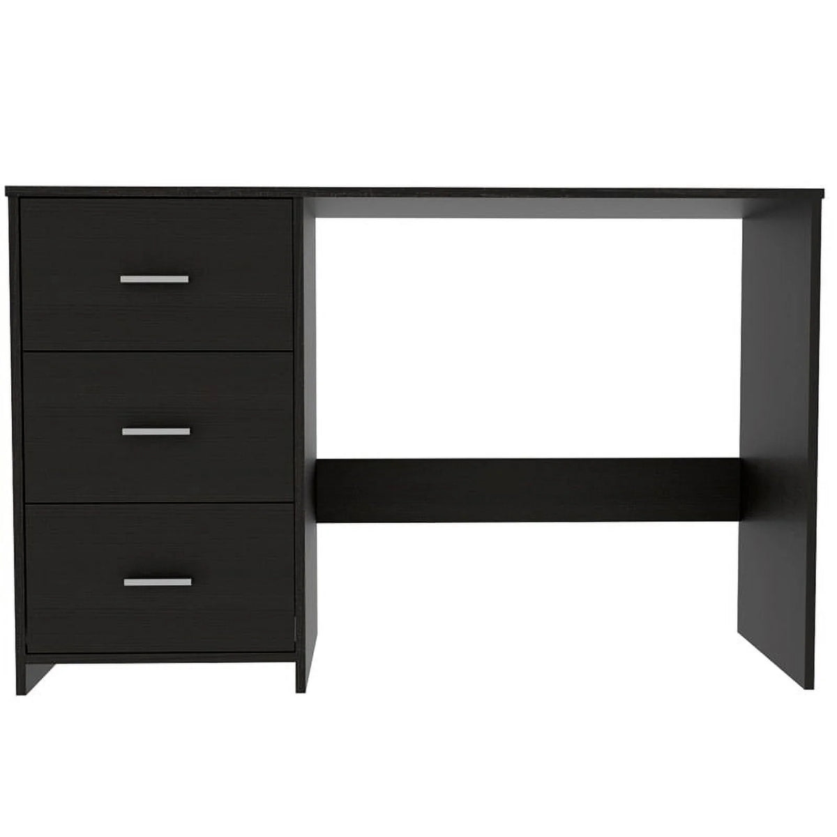 Black 3 Drawer Engineered Wood Computer Desk A994104