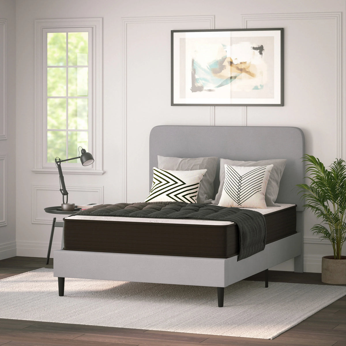 10” Foam & Pocket Spring Hybrid Mattress, Full Z4348