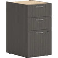 Slate Teak Laminate Pedestal Desk Drawer P91735