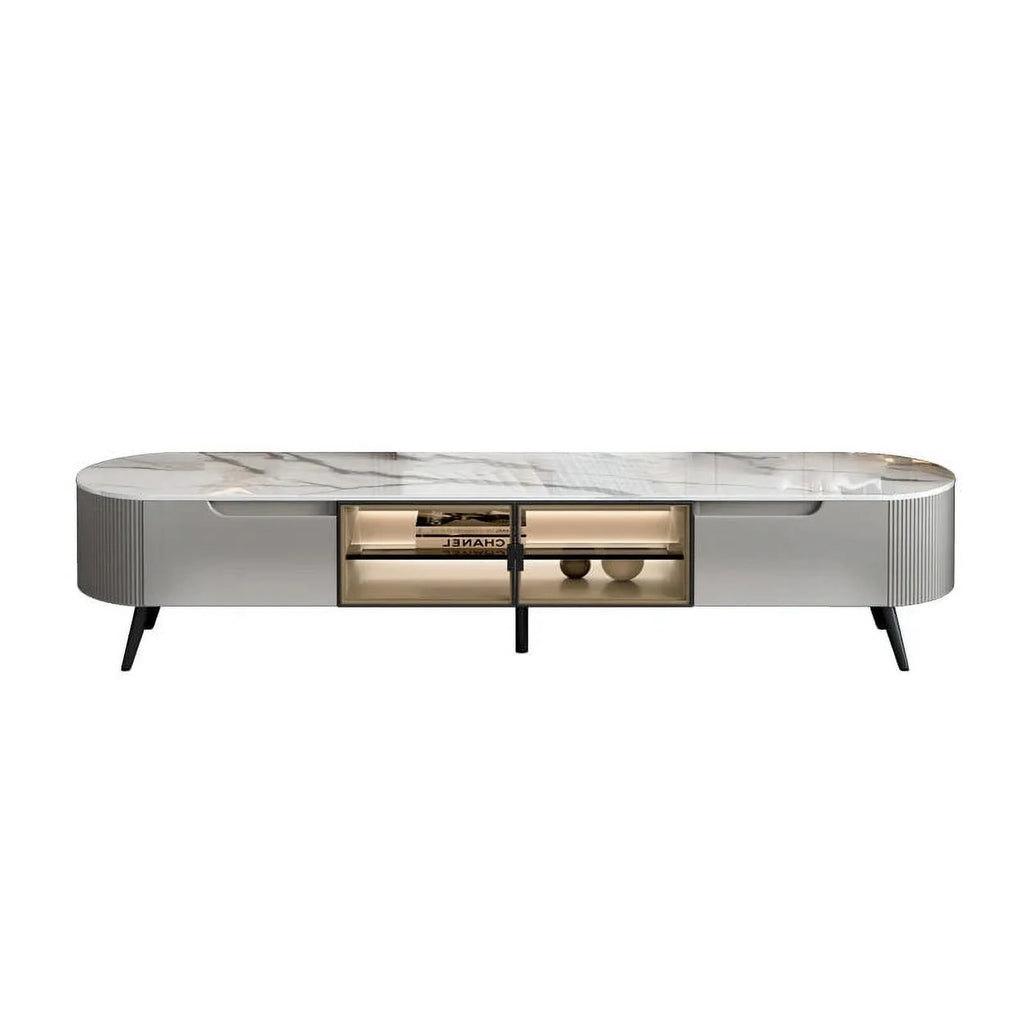 Corner TV Stand with Drawers H825
